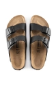 μαύρο Birkenstock - Δερμάτινες παντόφλες Arizona