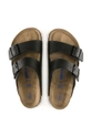 czarny Birkenstock klapki skórzane Arizona