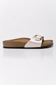 Birkenstock papucs Madrid szintetikus bőr bézs 940153