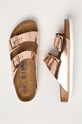 Birkenstock bőr papucs Arizona SFB rózsaszín 952093
