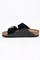 Natikače Birkenstock Arizona Black Patent <p> Vanjski dio: Sintetički materijal Unutrašnji dio: Prirodna koža Potplata: Sintetički materijal</p>