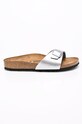 Birkenstock ciabatte slide Madrid argento 040413