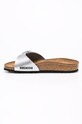 Scarpe Birkenstock ciabatte slide Madrid 040413 argento