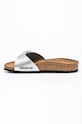 Boty Pantofle Birkenstock Madrid 040413 stříbrná