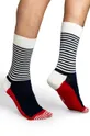 Happy Socks - Skarpetki Half Stripe czarny