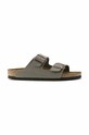 Birkenstock Gizeh Birkibuc Stone synthetic gray 151213