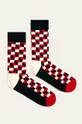 tmavomodrá Happy Socks - Ponožky Filled Optic Pánsky
