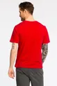 Βαμβακερό μπλουζάκι Lee Cooper κόκκινο