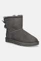 UGG - Обувки Mini Bailey Bow II равен сив 1016501.GRY