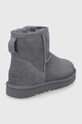 Încălțăminte UGG cizme de zăpadă din piele întoarsă Classic Mini II 1016222.GRY gri
