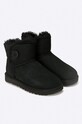 UGG suede snow boots Mini Bailey Button II 1016422.BLK black KW16