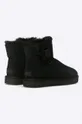 black UGG suede snow boots Mini Bailey Button II