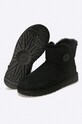 UGG suede snow boots Mini Bailey Button II 1016422.BLK black