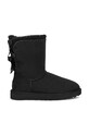 UGG śniegowce Bailey Bow II płaski czarny 1016225.BLK