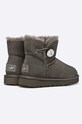 UGG Botki Mini Bailey Button Bling szary 1016554.GRE