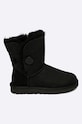 UGG śniegowce Bailey Button II płaski czarny 1016226.BLK