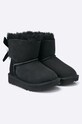 UGG - Detské topánky Mini Bailey Bow II 1017397T.BLK čierna KW17