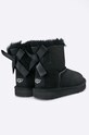 UGG - Buty dziecięce K MINI BAILEY BOW II czarny 1017397T.BLK