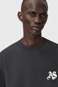 AllSaints bluza bawełniana M011NE czarny NC25