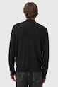AllSaints sweter wełniany M047KD czarny NC25