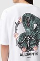 AllSaints t-shirt bawełniany biały M032PD