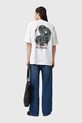 AllSaints t-shirt bawełniany M032PD biały