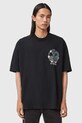 AllSaints t-shirt bawełniany M032PD czarny NC25