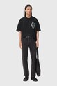 Odzież AllSaints t-shirt bawełniany M032PD czarny