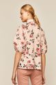 Koszula damska w kwiaty różowa 100 % Bawełna