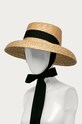 Akcesoria Kapelusz damski słomiany beżowy RS20.CAD804 beżowy