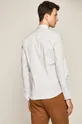 Koszula męska wzorzysta biała  98 % Bawełna, 2 % Elastan