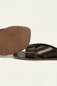 Skórzane sandały damskie brązowe Cholewka: Skóra naturalna, Wnętrze: Materiał syntetyczny, Skóra naturalna, Podeszwa: Materiał syntetyczny