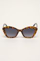 Okulary przeciwsłoneczne damskie brązowe brązowy