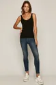 Jeansy damskie skinny niebieskie niebieski