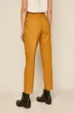 Spodnie damskie z kantem żółte 50 % Bawełna, 4 % Elastan, 46 % Poliester