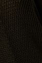Sweter damski ze spiczastym dekoltem czarny Damski