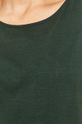 T-shirt damski z bawełny organicznej zielony