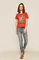 T-shirt damski by Keith Haring czerwony czerwony
