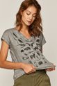 T-shirt damski by Kasia Walentynowicz, Zagrywki szary <p>100 % Bawełna</p>