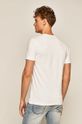 T-shirt męski biały 98 % Bawełna, 2 % Elastan