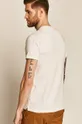 T-shirt męski biały 100 % Bawełna