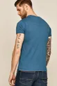 T-shirt męski niebieski 100 % Bawełna