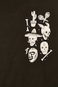 T-shirt męski z nadrukiem czarny RS20.TSM800