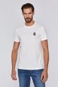 T-shirt męski by Fabian Staniec, Tattoo Konwent biały 100 % Bawełna