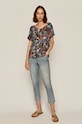 Bluzka damska w kwiaty RS21.BKD030 multicolor RS21