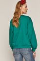 Bawełniana bluza damska z napisem zielona 100 % Bawełna