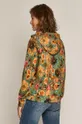 Bawełniana bluza damska z motywem kwiatowym zielona 100 % Bawełna