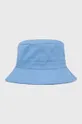 niebieski Bawełniany kapelusz damski niebieski Damski