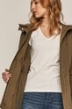 Parka damska zielona RS21.KUD504