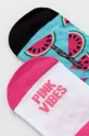 Skarpetki damskie Pink Vibes (2-pack) multicolor